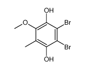 2,3-dibromo-5-methoxy-6-methylhydroquinone Structure