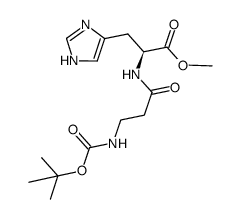 Boc-β-Ala-L-His-OMe Structure