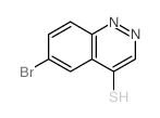 6-Bromo-4-cinnolinyl hydrosulfide Structure