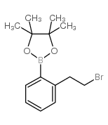 2-(2-溴乙基)苯基硼酸频哪醇酯结构式