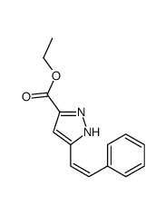 ETHYL 3-STYRYL-1H-PYRAZOLE-5-CARBOXYLATE Structure