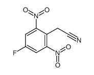 2-(4-fluoro-2,6-dinitrophenyl)acetonitrile Structure