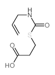 3-(prop-2-enylcarbamoylsulfanyl)propanoic acid picture