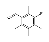 3-fluoro-2,4,5,6-tetramethylbenzaldehyde Structure