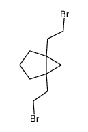 1,5-bis(2-bromoethyl)bicyclo[3.1.0]hexane Structure