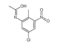 N-(5-Chloro-2-methyl-3-nitrophenyl)acetamide Structure