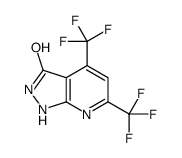 4,6-bis(trifluoromethyl)-1,2-dihydropyrazolo[3,4-b]pyridin-3-one结构式