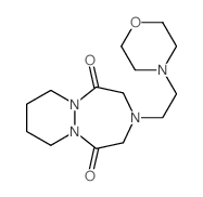 3-(2-Morpholin-4-ylethyl)hexahydro-1H-pyridazino[1,2-a][1,2,5]triazepine-1,5(2H)-dione structure