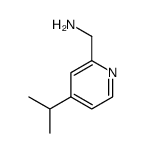 2-Pyridinemethanamine, 4-(1-methylethyl) Structure