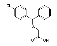 2-[(4-chlorophenyl)-phenylmethyl]sulfanylacetic acid picture