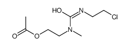 2-[2-chloroethylcarbamoyl(methyl)amino]ethyl acetate Structure