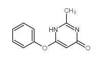 4(1H)-Pyrimidinone, 2-methyl-6-phenoxy- (9CI) structure