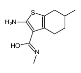 2-amino-N,6-dimethyl-4,5,6,7-tetrahydro-1-benzothiophene-3-carboxamide picture