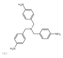 4-[[bis[(4-aminophenyl)methyl]amino]methyl]aniline,hydrochloride Structure