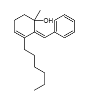 2-benzylidene-3-hexyl-1-methylcyclohex-3-en-1-ol Structure