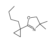 2-(1-butylcyclopropyl)-4,4-dimethyl-5H-1,3-oxazole Structure