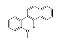 1-Fluoro-2-(2-methoxyphenyl)naphthalene Structure