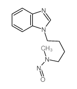 N-(4-benzoimidazol-1-ylbutyl)-N-methyl-nitrous amide Structure