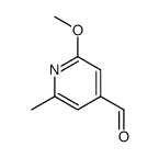 2-methoxy-6-methylpyridine-4-carbaldehyde结构式