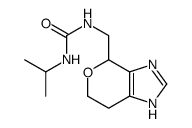 1-propan-2-yl-3-(1,4,6,7-tetrahydropyrano[3,4-d]imidazol-4-ylmethyl)urea Structure