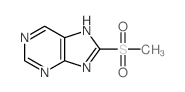 9H-Purine,8-(methylsulfonyl)-结构式