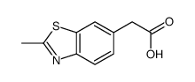 6-Benzothiazoleaceticacid,2-methyl-(6CI,9CI) structure