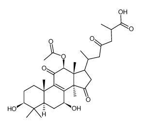 灵芝酸K结构式