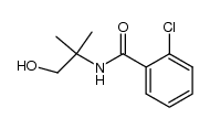 2-(2-chloro-benzoylamino)-2-methyl-propan-1-ol Structure