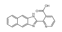 2-(1H-naphth[2,3-d]imidazol-2-yl)-nicotinic acid Structure