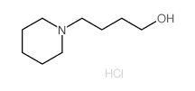 4-(1-Piperidinyl)-1-butanol hydrochloride Structure