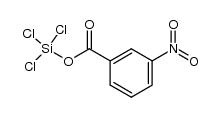 3-nitro-benzoic acid trichlorosilanyl ester Structure