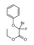 ethyl 2-bromo-2-fluoro-2-phenoxyacetate Structure