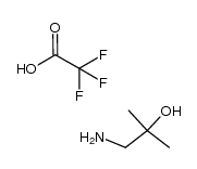 1-amino-2-methylpropan-2-ol trifluoroacetate结构式