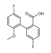 4-fluoro-2-(5-fluoro-2-methoxyphenyl)benzoic acid Structure