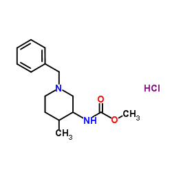 Methyl (1-benzyl-4-methyl-3-piperidinyl)carbamate hydrochloride (1:1)图片