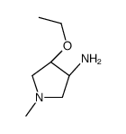 trans-4-ethoxy-1-methyl-3-pyrrolidinamine(SALTDATA: 2HCl) Structure