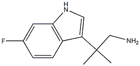 2-(6-fluoro-1h-indol-3-yl)-2-methylpropan-1-amine picture