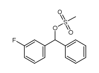 3-fluorobenzhydryl mesylate Structure