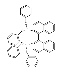 2,2'-bis(diphenyloxyphosphino)-1,1'-binaphthyl Structure