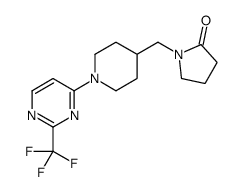 1-[[1-[2-(trifluoromethyl)pyrimidin-4-yl]piperidin-4-yl]methyl]pyrrolidin-2-one picture