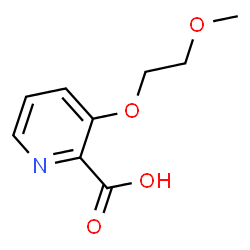 3-(2-Methoxyethoxy)pyridine-2-carboxylicacid structure