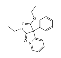 diethyl phenyl(2-pyridyl)malonate Structure