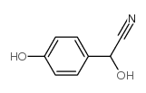 DL-4-羟基扁桃腈结构式