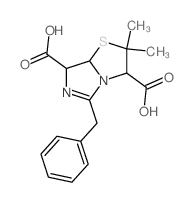 5-benzyl-2,2-dimethyl-2,3,7,7a-tetrahydroimidazo[5,1-b][1,3]thiazole-3,7-dicarboxylic acid picture