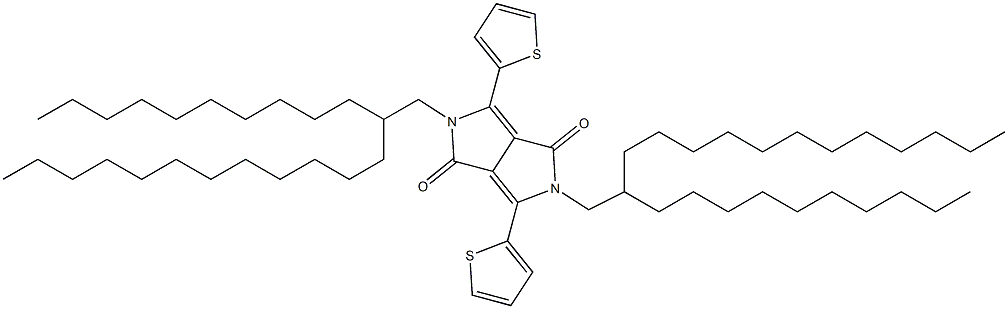 2,5-双(2-癸基十四烷)-3,6-二(噻吩-2-基)吡咯并[3,4-C]吡咯-1,4(2H,5H)-二酮图片