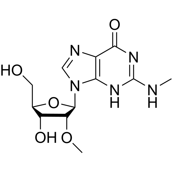 N2,2'-O-Dimethylguanosine structure