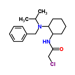 N-{2-[Benzyl(isopropyl)amino]cyclohexyl}-2-chloroacetamide结构式