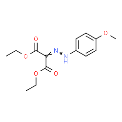 2-(4-Methoxyphenyl)hydrazonomalonic acid diethyl ester结构式