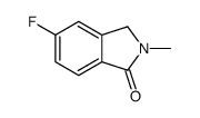 5-fluoro-2-methyl-3H-isoindol-1-one结构式