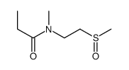 N-methyl-N-2-(methylsulfinyl)ethylpropionic acid amide结构式